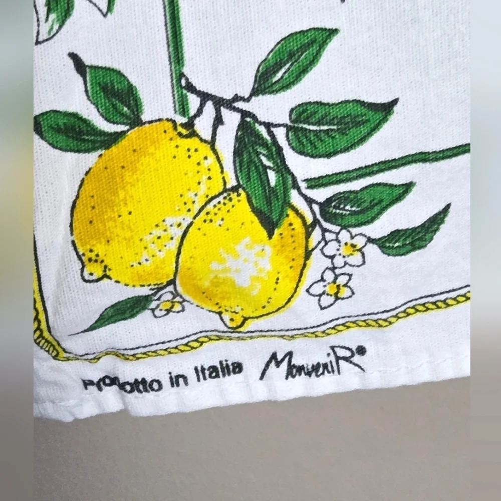 Made In Italy 100% Cotton Limoncello Recipe‎ Tea Towel